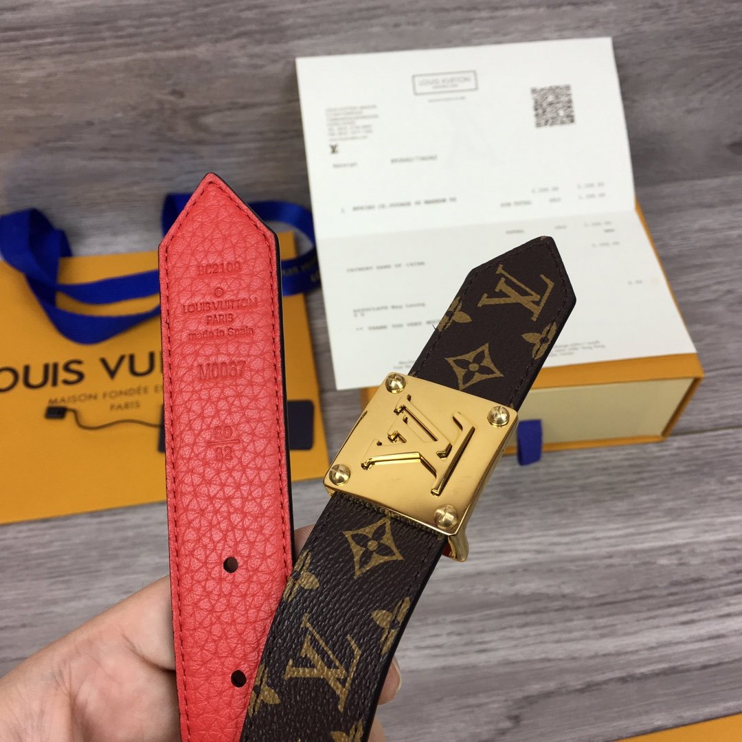 Leather Belt Louis Vuitton