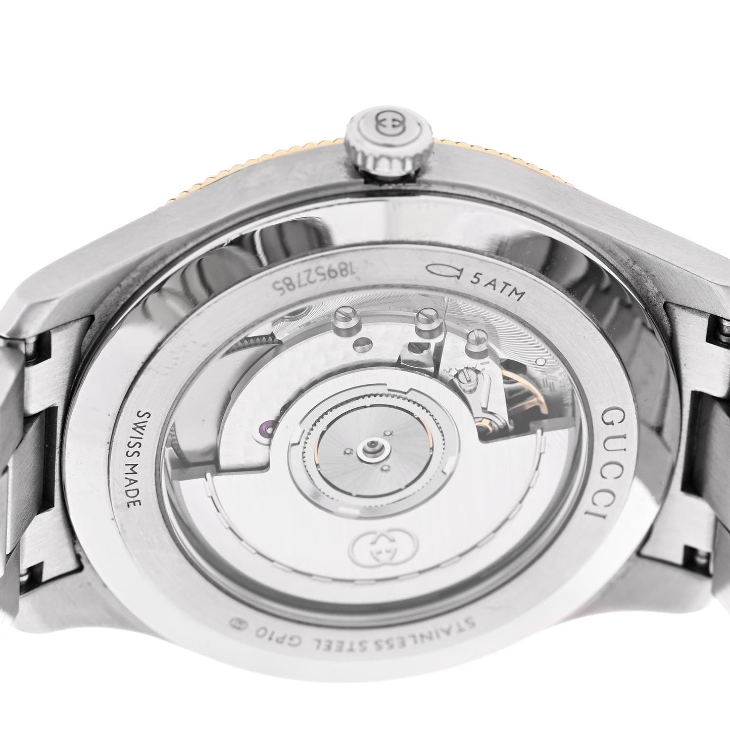 Stainless Steel 40mm G-Timeless Two Tone Automatic Watch Silver