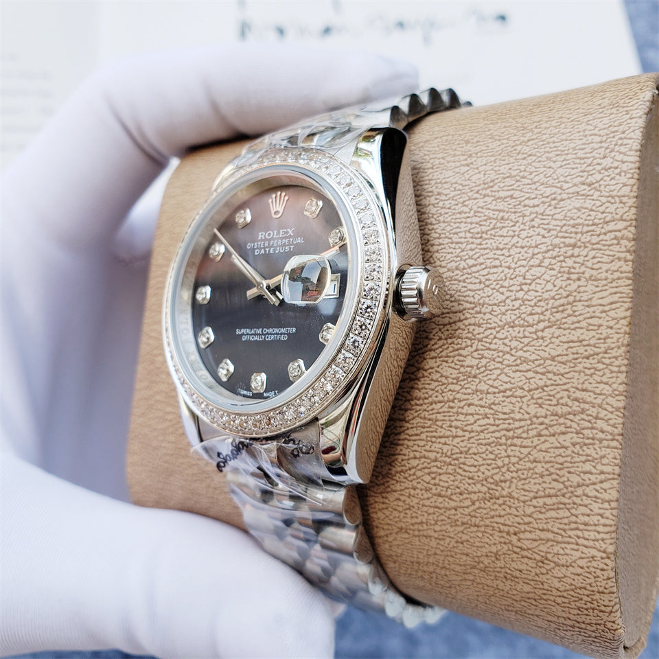 Rolex Datejust 36mm Choco Dial Silver