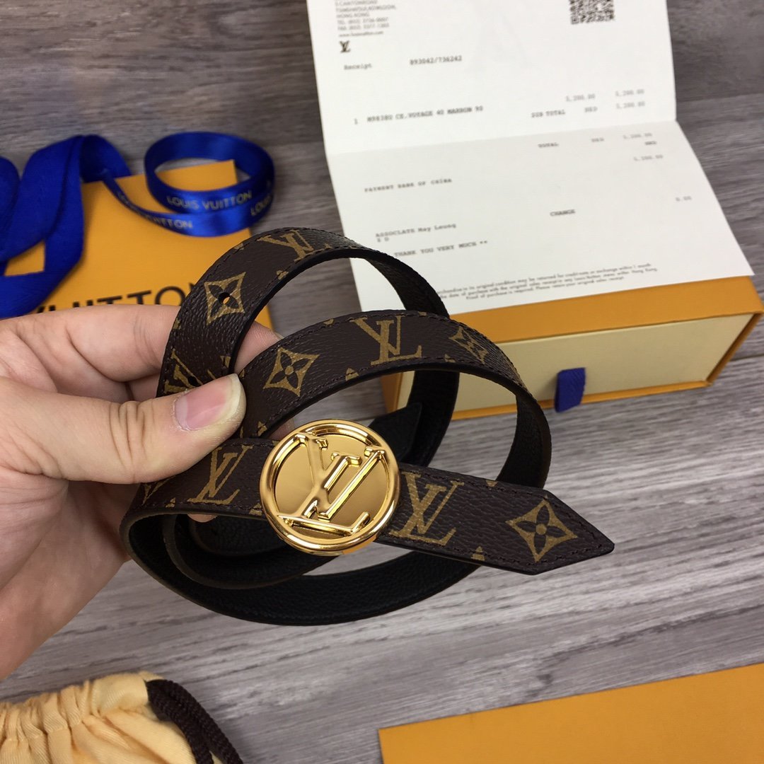 Leather Belt Louis Vuitton