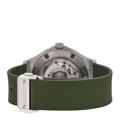 Titanium Rubber 38mm Classic Fusion Automatic Watch Green 565.NX.8970.RX