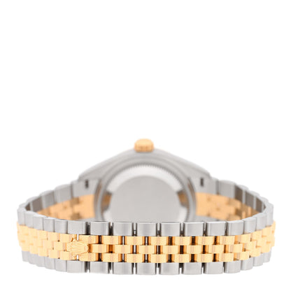 Stainless Steel 18K Yellow Gold 28mm Oyster Perpetual Datejust Watch Silver Roman 279173
