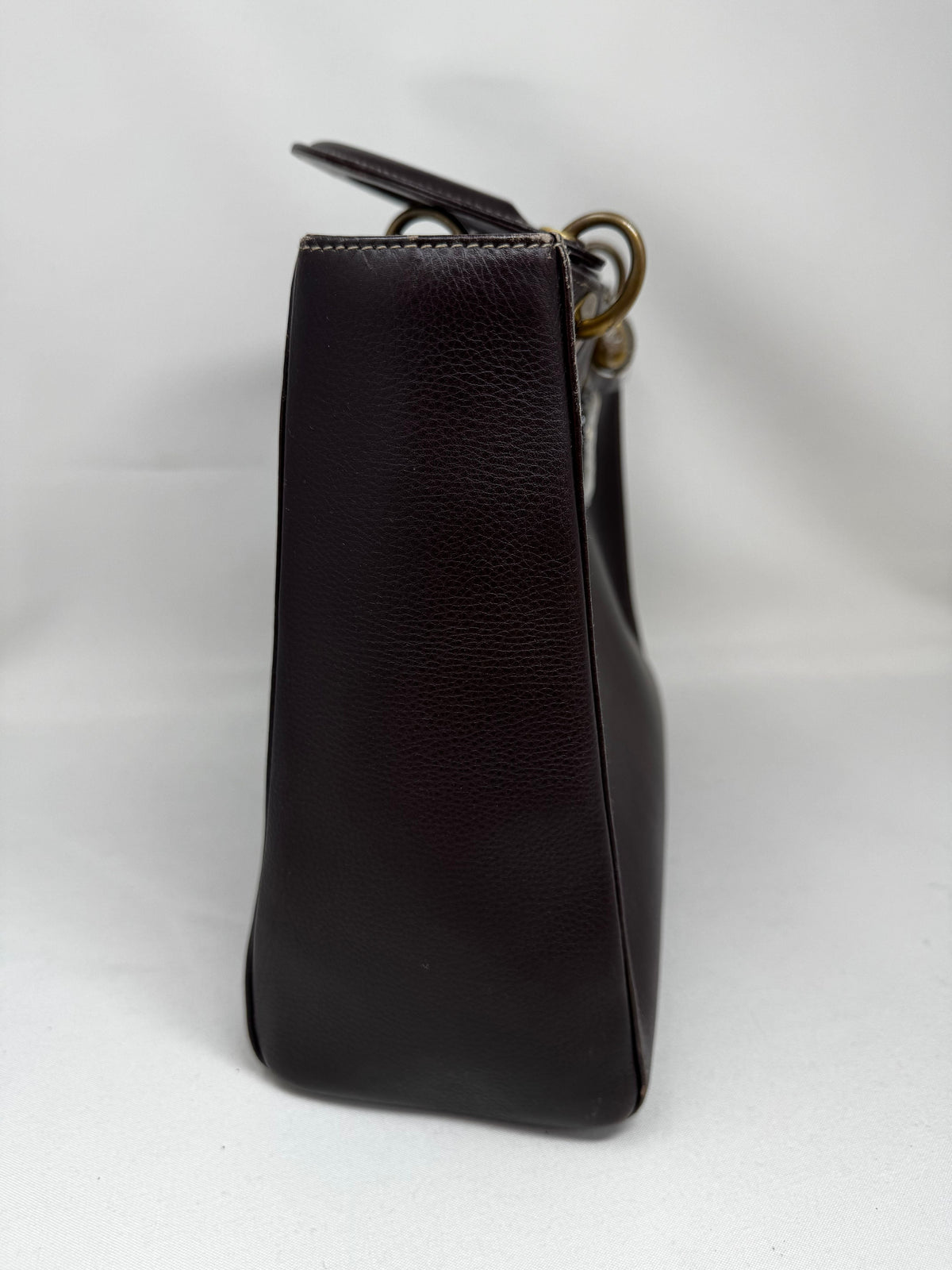 Christian Dior Diorissimo Tote Smooth Calfskin Large Purple Bj1-05 Rovelle Bags