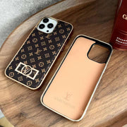 Metal label electroplating mobile phone case for iphone