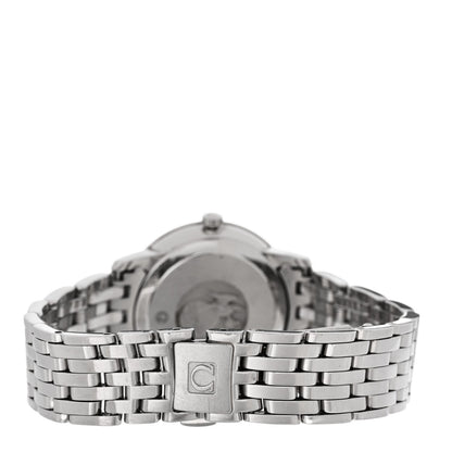 Stainless Steel Diamond 27mm De Ville Prestige Quartz Watch Blue 424.10.27.60.53.001