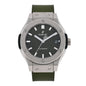 Titanium Rubber 38mm Classic Fusion Automatic Watch Green 565.NX.8970.RX