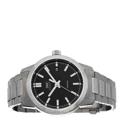 Stainless Steel 40mm Ingenieur Automatic Watch Black IW357002
