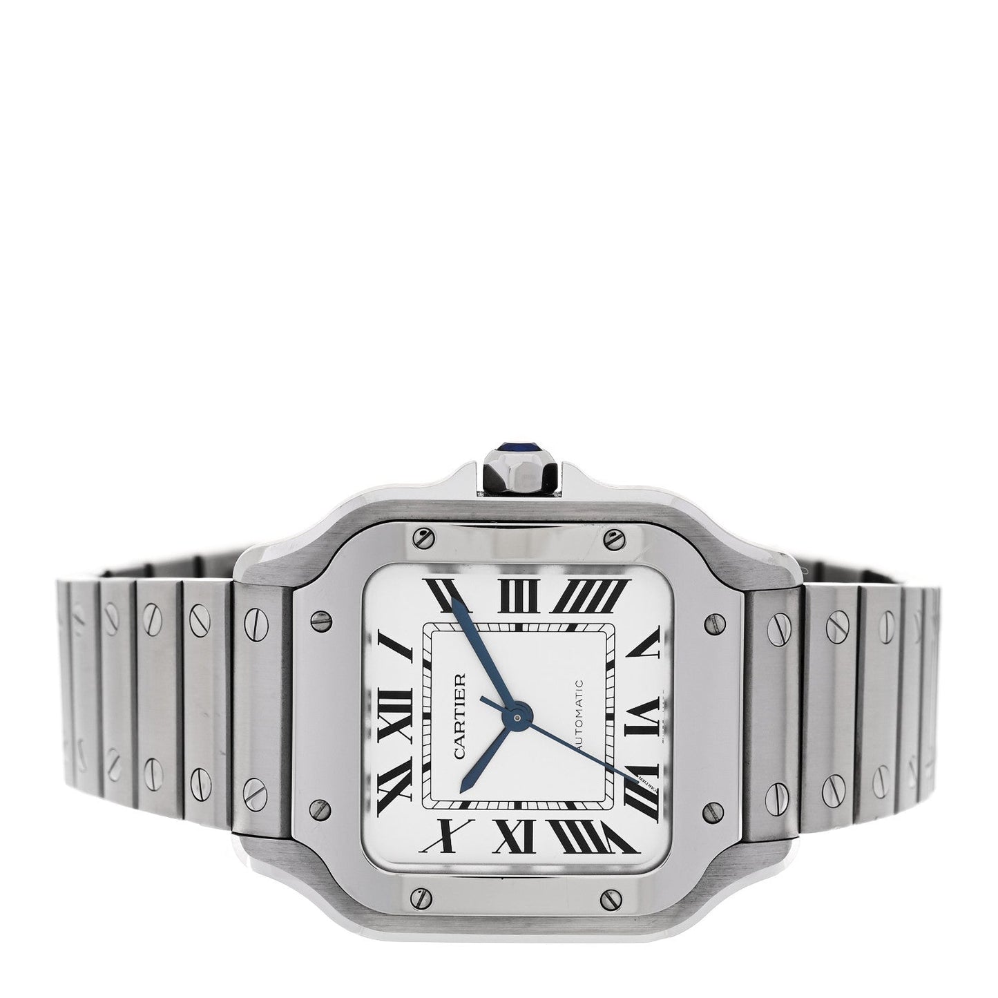 Stainless Steel 35mm Santos de Cartier Automatic Watch