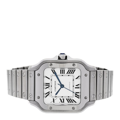 Stainless Steel 35mm Santos de Cartier Automatic Watch