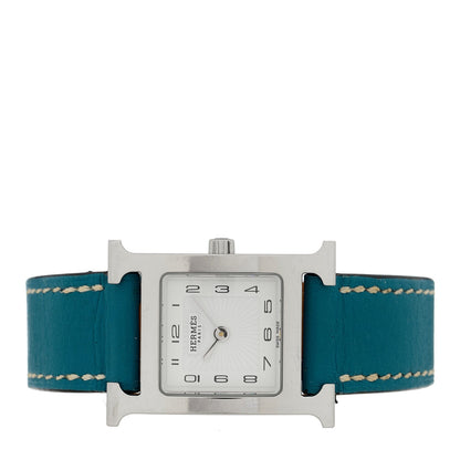 Stainless Steel Courchevel 21mm Heure H Hour Quartz Watch Blue Jean