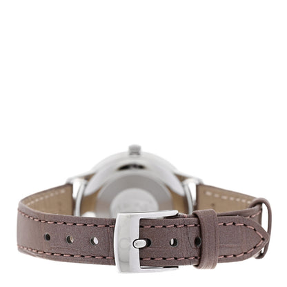 Stainless Steel Alligator Diamond Mother of Pearl 30mm De Ville Prestige Quartz Watch 434.13.30.60.55.001