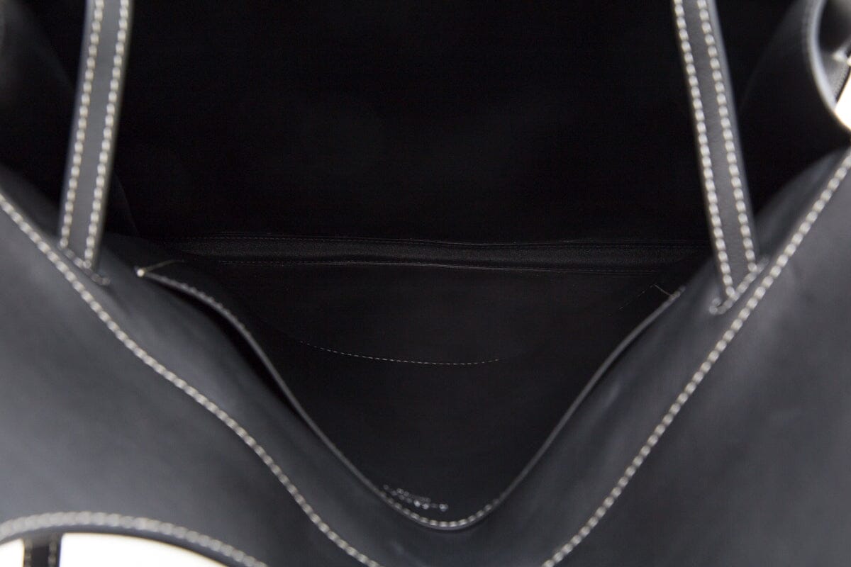 Burberry Large Fold Leather Black Handbag