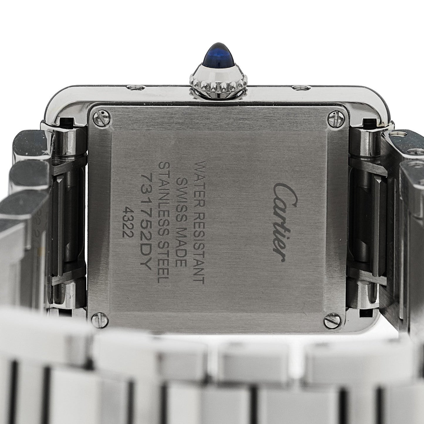 Stainless Steel 22mm Tank Must Quartz Watch
