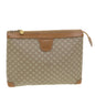 Luxury CELINE Macadam Canvas Clutch Bag Beige ac1845