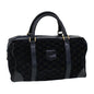 Luxury CELINE C Macadam Boston Bag Suede Leather Navy ac2168