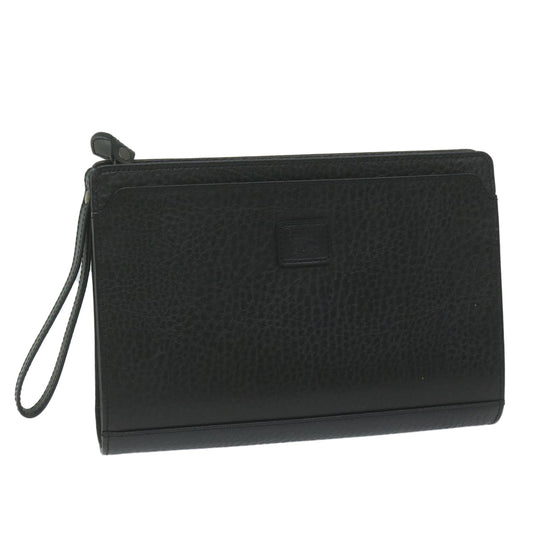 Burberry BURBERRYSs Auth Leather Black Clutch Bag Style 2