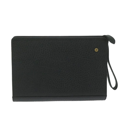 Burberry BURBERRYSs Auth Leather Black Clutch Bag Style 2