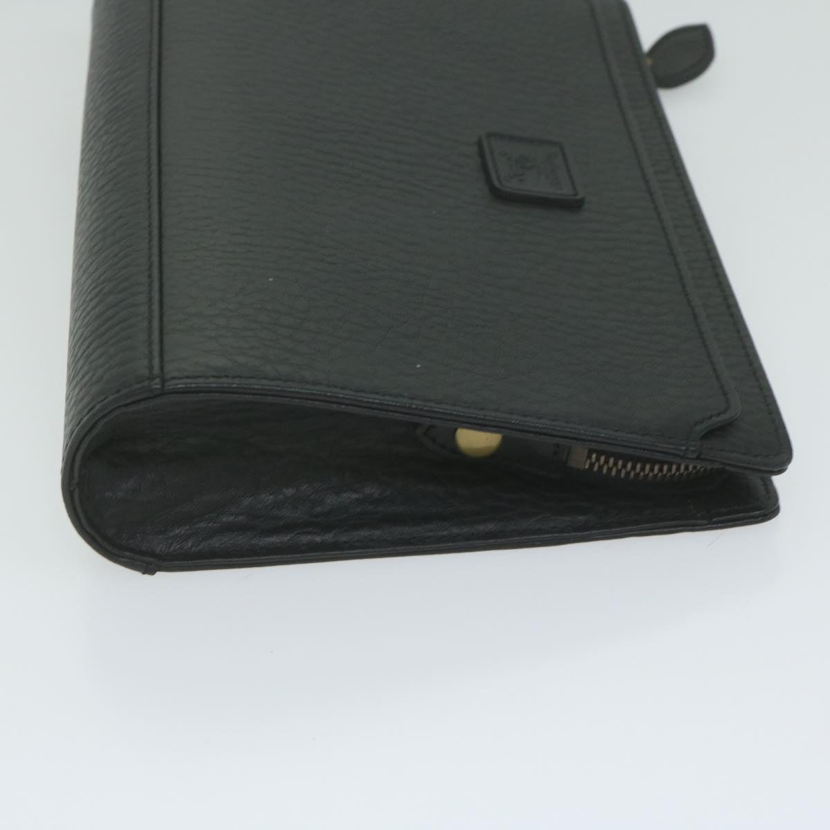 Burberry BURBERRYSs Auth Leather Black Clutch Bag Style 2