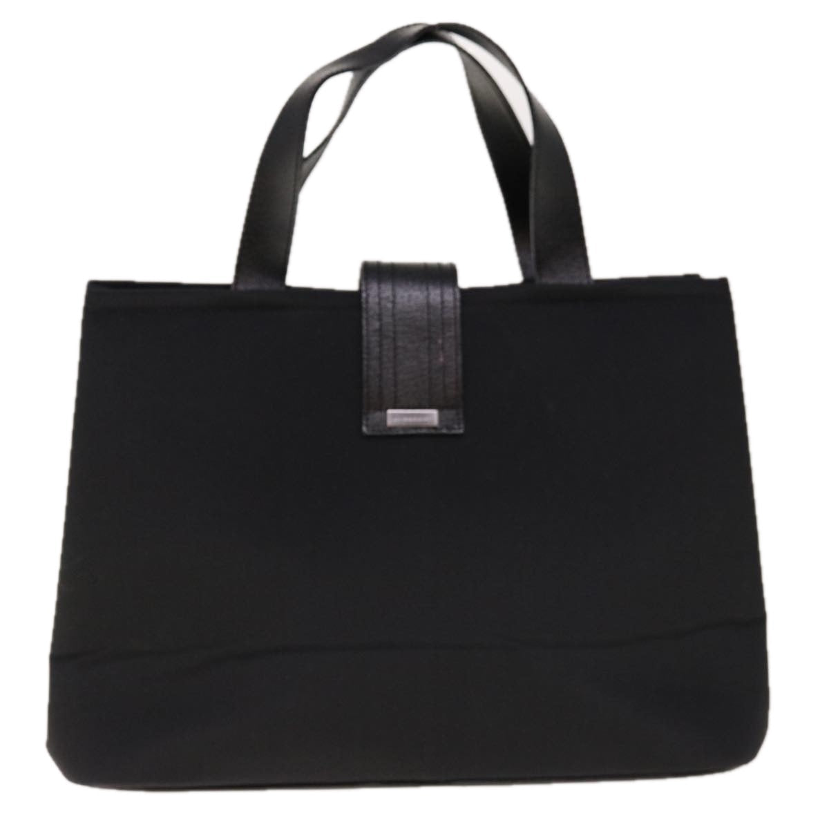 Burberry Auth Nylon Black Handbag