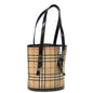 Burberry Nova Coated Canvas Beige Shoulder Bag
