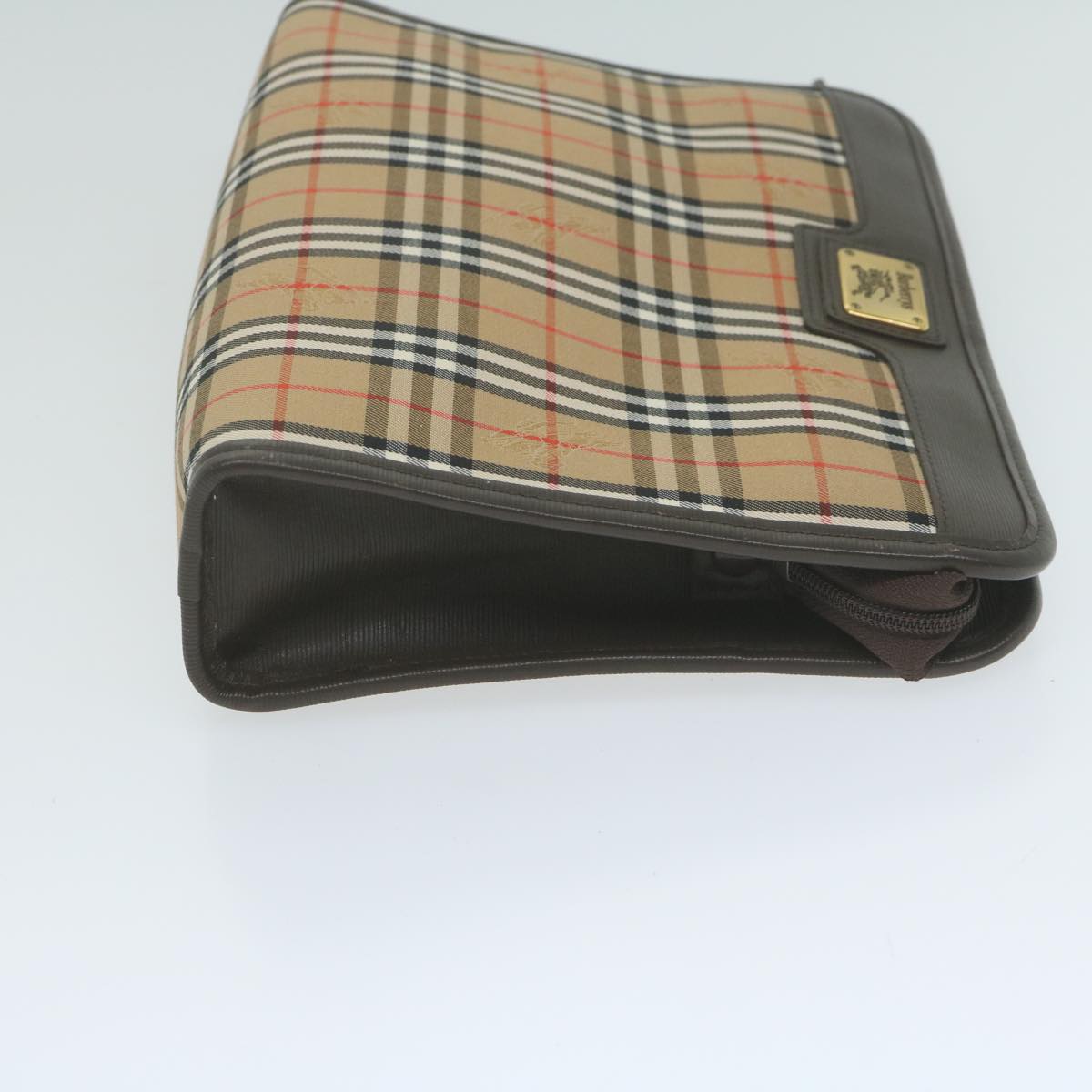 Burberry BURBERRYSs Nova Canvas Beige Clutch Bag Style 11