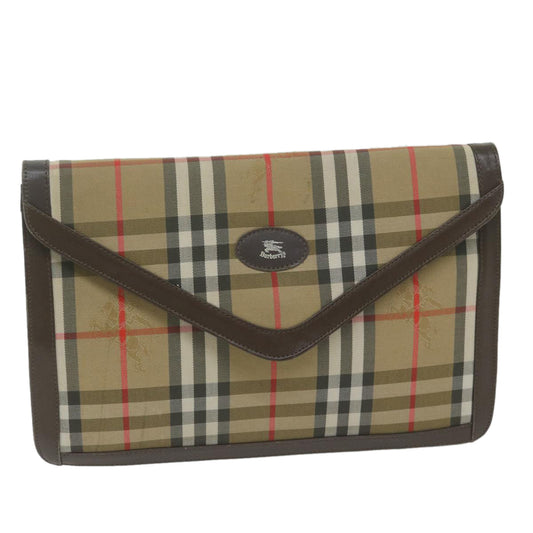 Burberry BURBERRYSs Nova Canvas Beige Clutch Bag Style 12