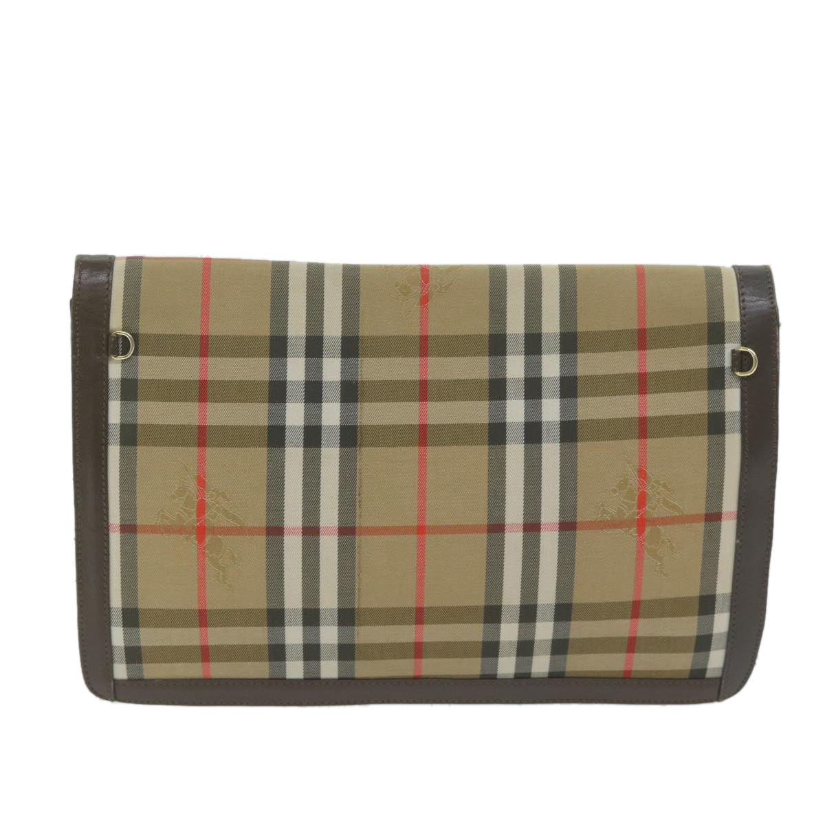 Burberry BURBERRYSs Nova Canvas Beige Clutch Bag Style 12
