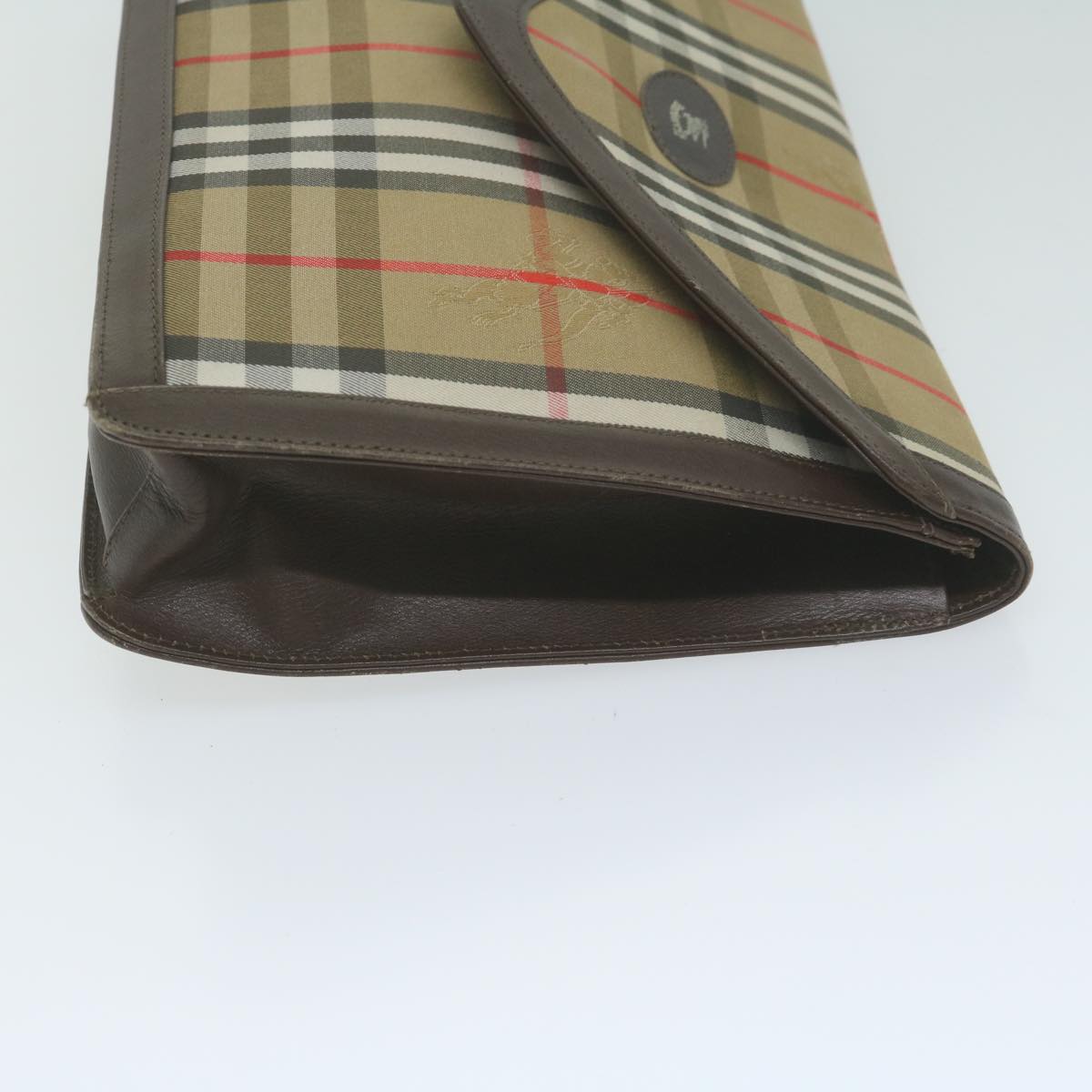 Burberry BURBERRYSs Nova Canvas Beige Clutch Bag Style 12