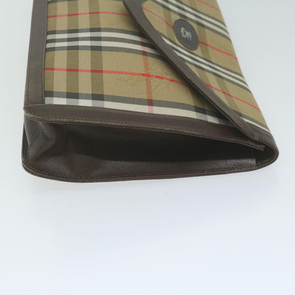 Burberry BURBERRYSs Nova Canvas Beige Clutch Bag Style 12