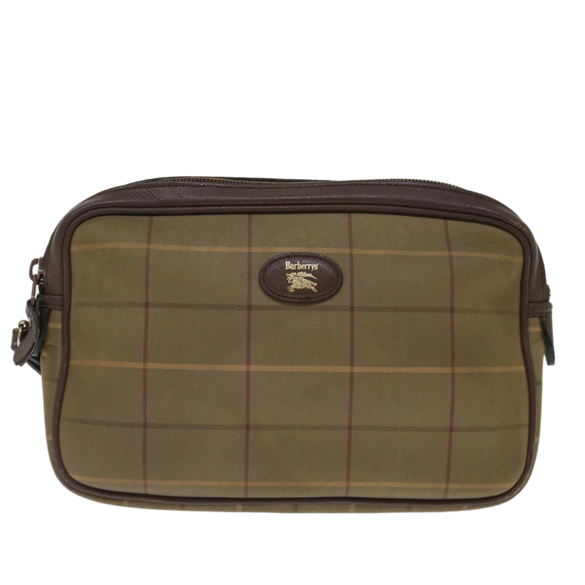 Burberry BURBERRYSs Nova Canvas Beige Clutch Bag Style 3