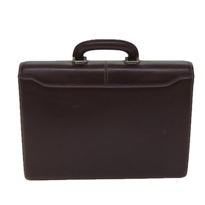 Burberry Auth Leather Brown Handbag Style 3