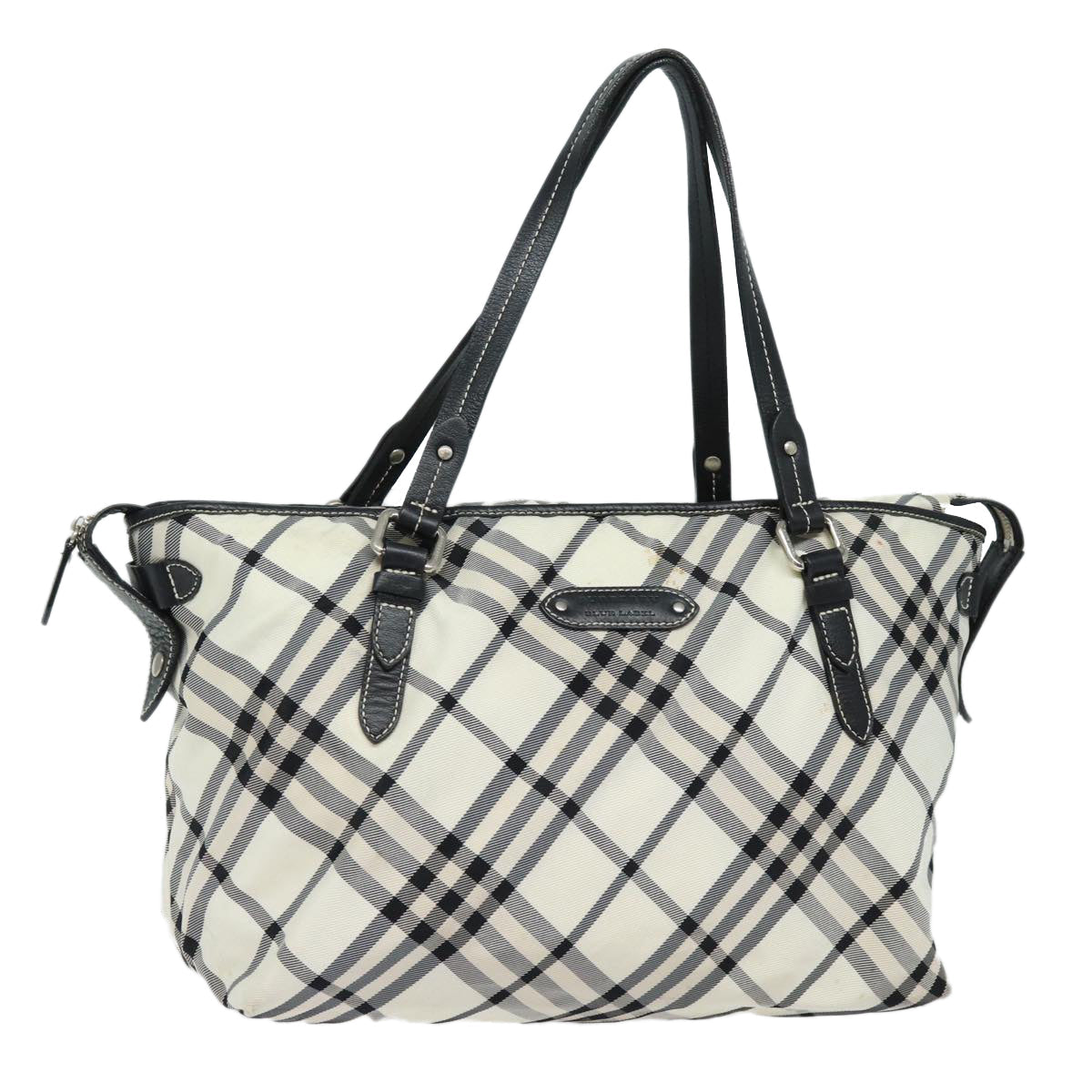 Burberry Nova Label Canvas Beige Tote Bag Style 2