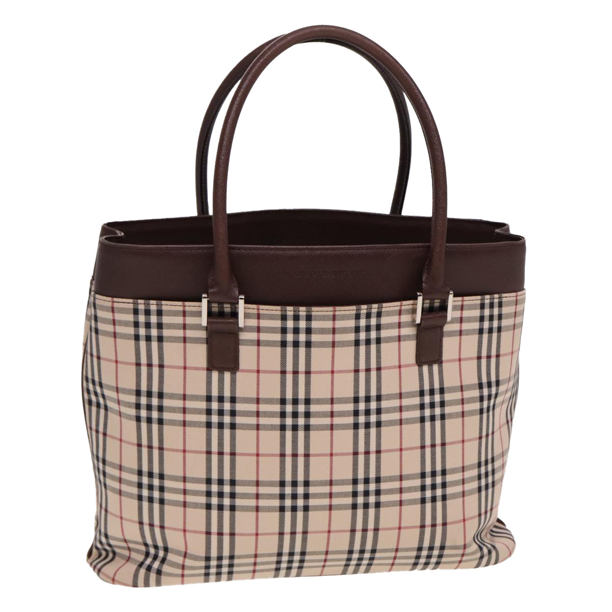 Burberry Nova Auth Canvas Beige Tote Bag Style 4