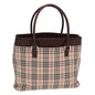 Burberry Nova Auth Canvas Beige Tote Bag Style 4