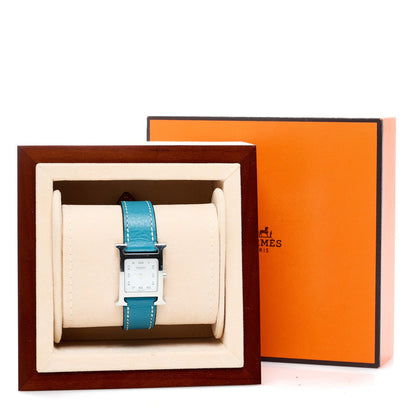Stainless Steel Courchevel 21mm Heure H Hour Quartz Watch Blue Jean
