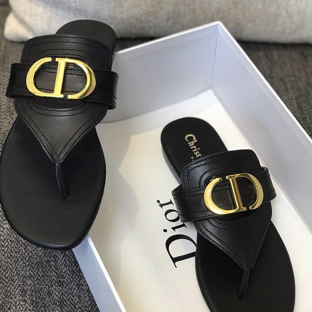 Christian Dior 30 Montaigne Flat Thong Sandals