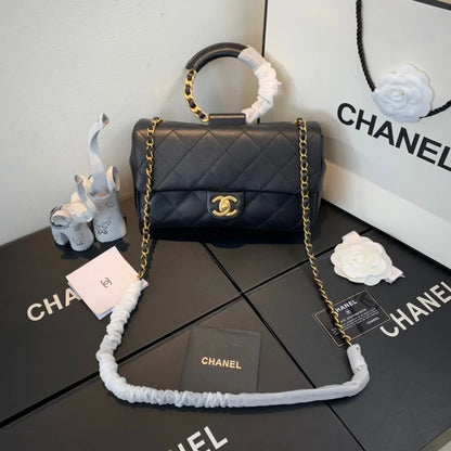 Chanel Classy Handbag 鈥� Black