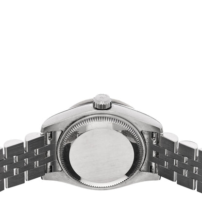 Stainless Steel 18K White Gold Diamond Mother of Pearl 26mm Oyster Perpetual Datejust Watch 179384