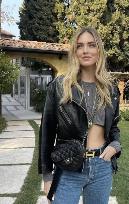 Chanel Luxury Leather Black Handbag Style 16 Rovelle Bags
