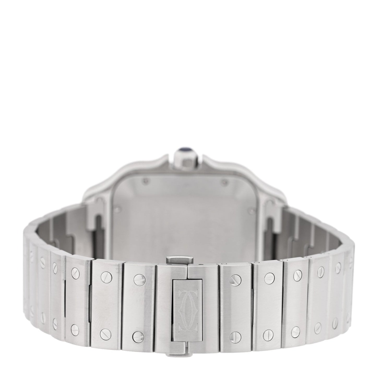 Stainless Steel 39.8mm Santos De Cartier Automatic Watch Green