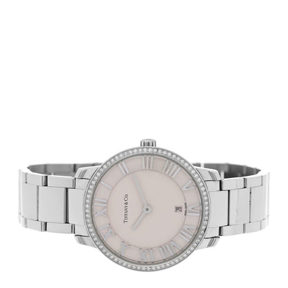 Stainless Steel Diamond Bezel 31mm Atlas 2-Hand Quartz Watch