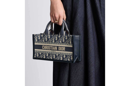 Dior Book Tote Leather Canvas Tote Bag Rovelle Bags