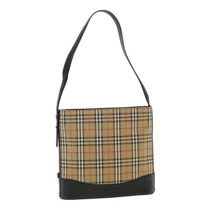 Burberry Nova Auth Canvas Black Shoulder Bag