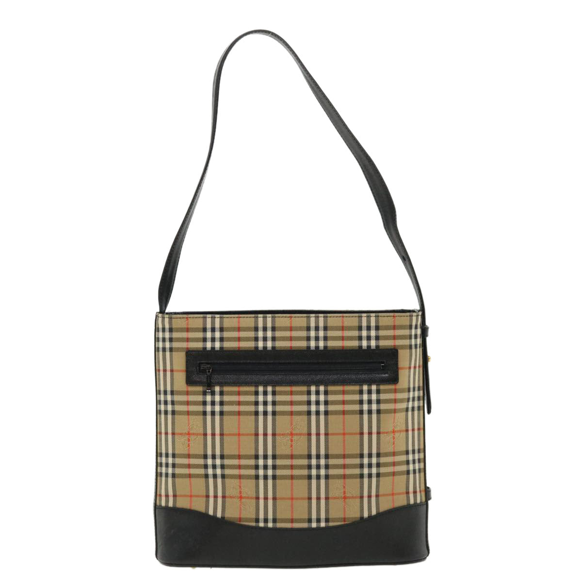 Burberry Nova Auth Canvas Black Shoulder Bag