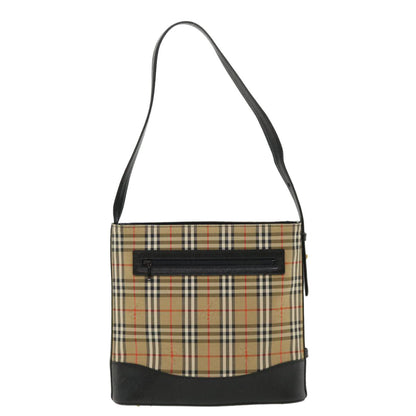 Burberry Nova Auth Canvas Black Shoulder Bag