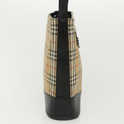 Burberry Nova Auth Canvas Black Shoulder Bag