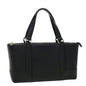 Burberry Auth Leather Black Handbag Style 2