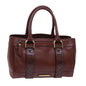 Burberry Auth Leather Black Handbag Style 4