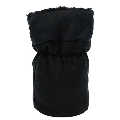 Luxury CELINE Circle Pouch Nylon Black am5193