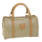 Luxury CELINE Macadam Canvas Boston Bag Beige am5215